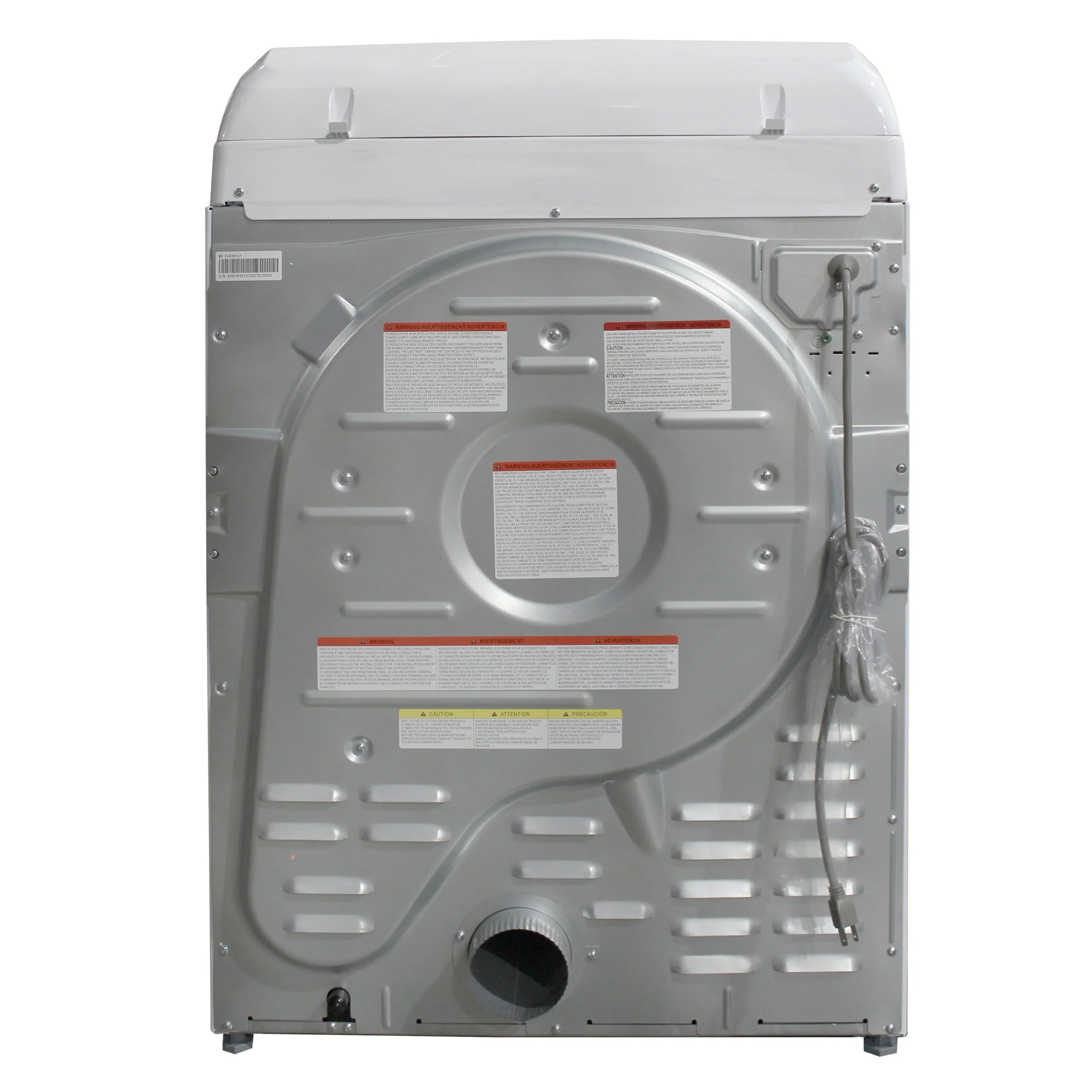 Avanti Front Load Gas Vented Clothes Dryer, 7.0 Cu. ft. Capacity, Height: 42.1 in., in White (SGD70D0WG)