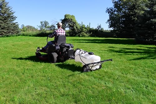 25 Gallon Trailer Broadcast Sprayer - 1.1GPM, 7' Swath