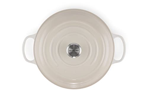 Le Creuset Enameled Cast Iron Signature Braiser, 3.5 qt., Meringue