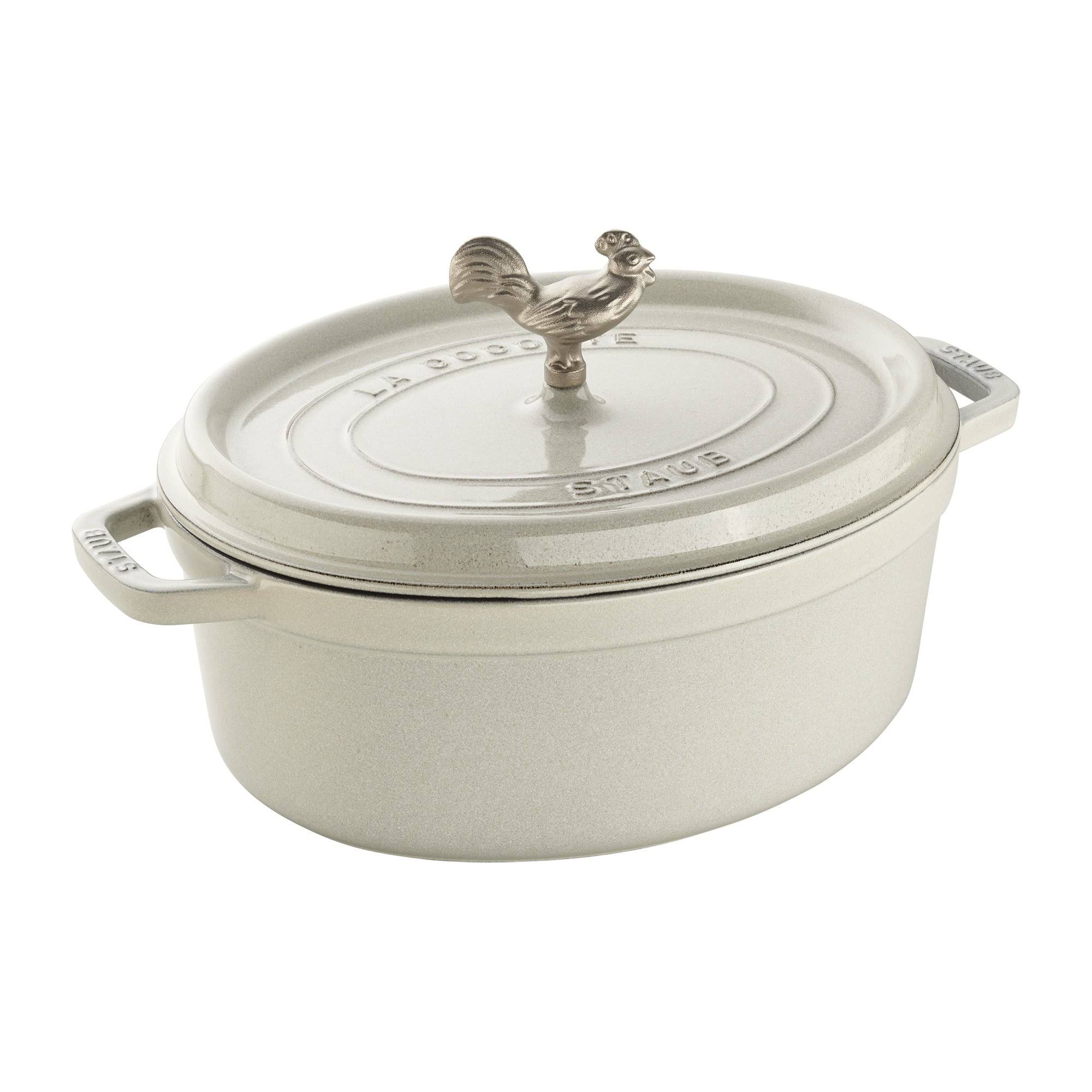 Staub - Cast Iron 5.75-qt Coq AU VIN Cocotte - Cherry