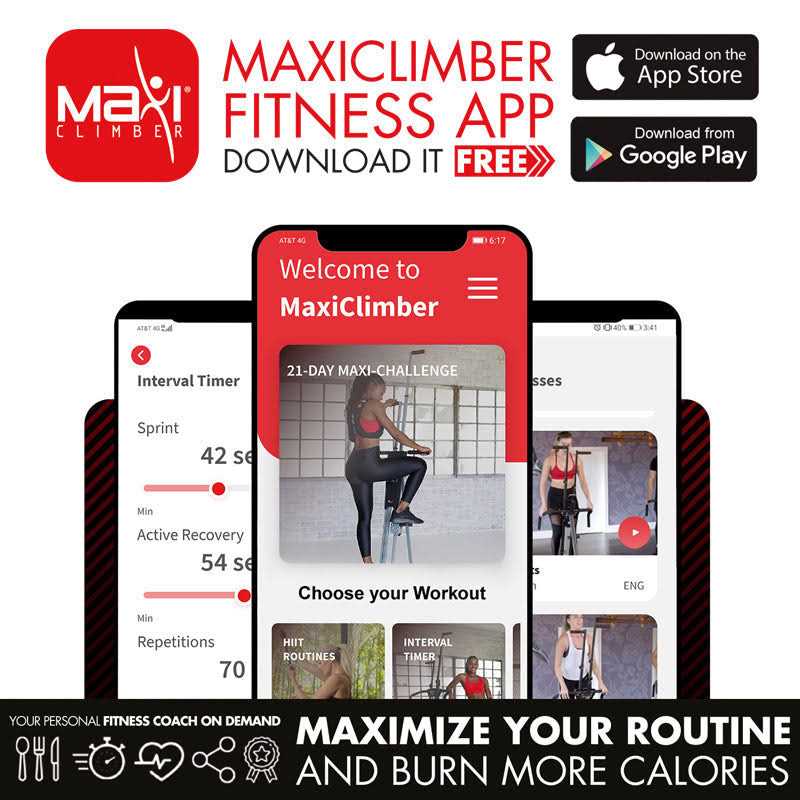 MaxiClimber XL 2000 Hydraulic Resistance Vertical Climber - Sports Supplies Online Store