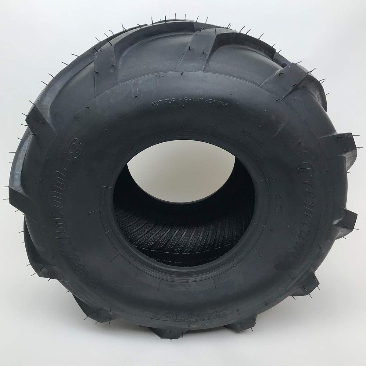 LMTS 20x10.00-8 4Ply Tractor Tire (Compatible with John Deere Mowers) Pack of 2