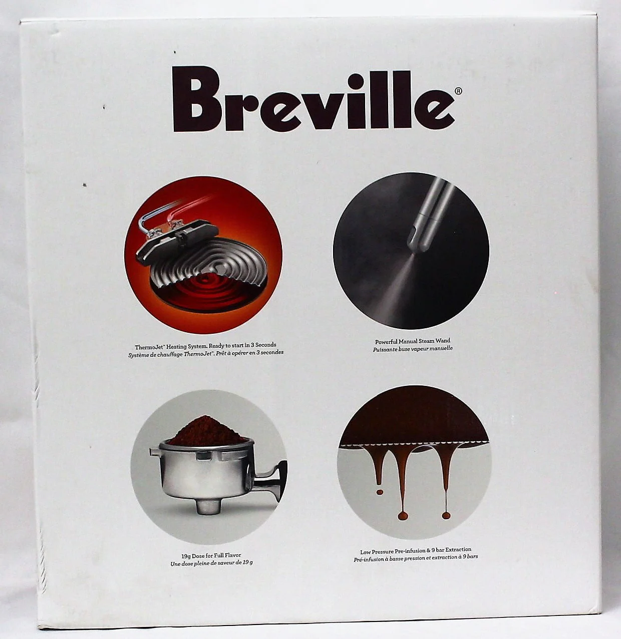 Breville BES450BSS1BU Bambino Brushed Stainless Espresso Machine