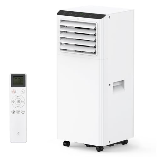 Acekool 8,000BTU Portable Air Conditioner, 3-in-1 Portable AC Unit Cools Up to 350 Sq.Ft, Air Conditioner with Sleep Mode/24Hrs Timer