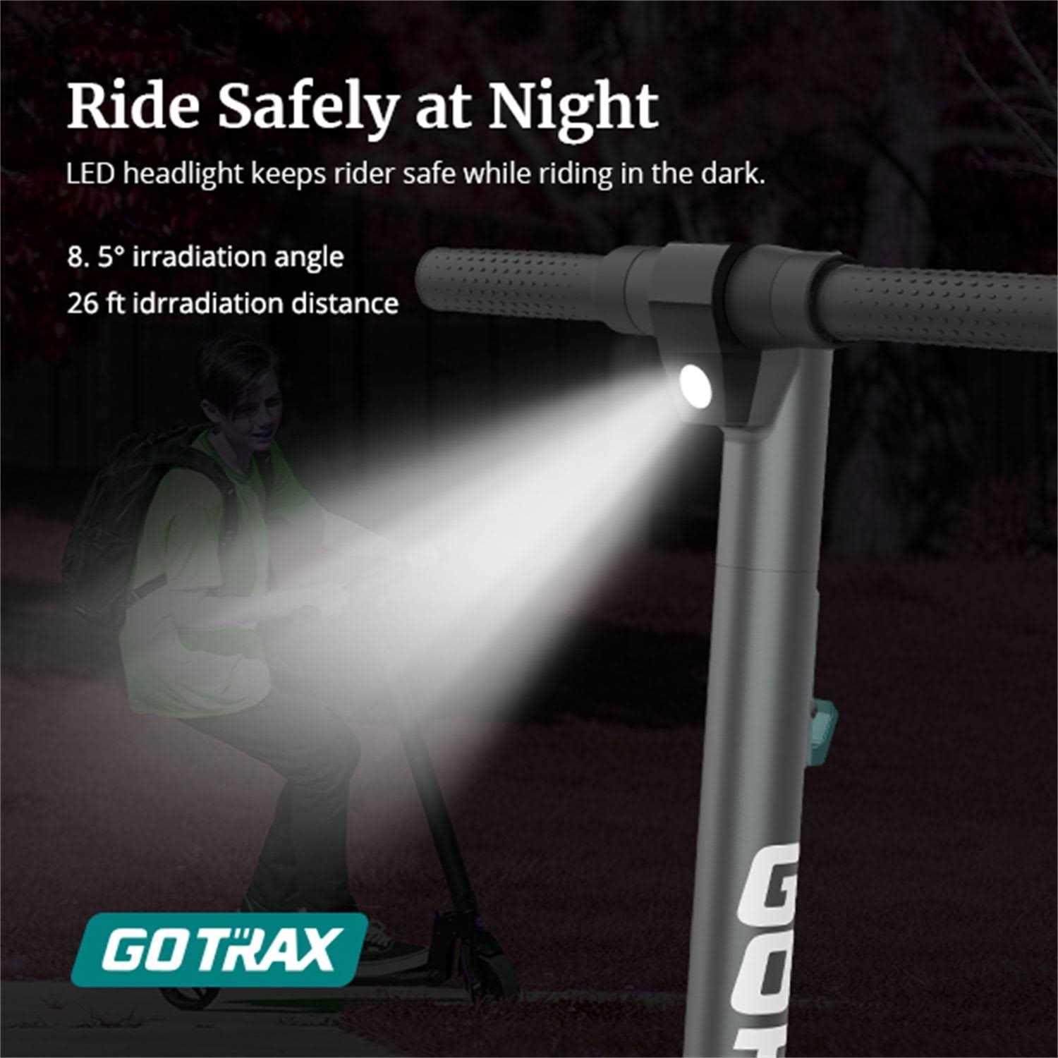 Gotrax G2Plus Foldable Electric Scooter for Adult Teens Age of 8+ with 6 Tires - Sports Supplies Online Store