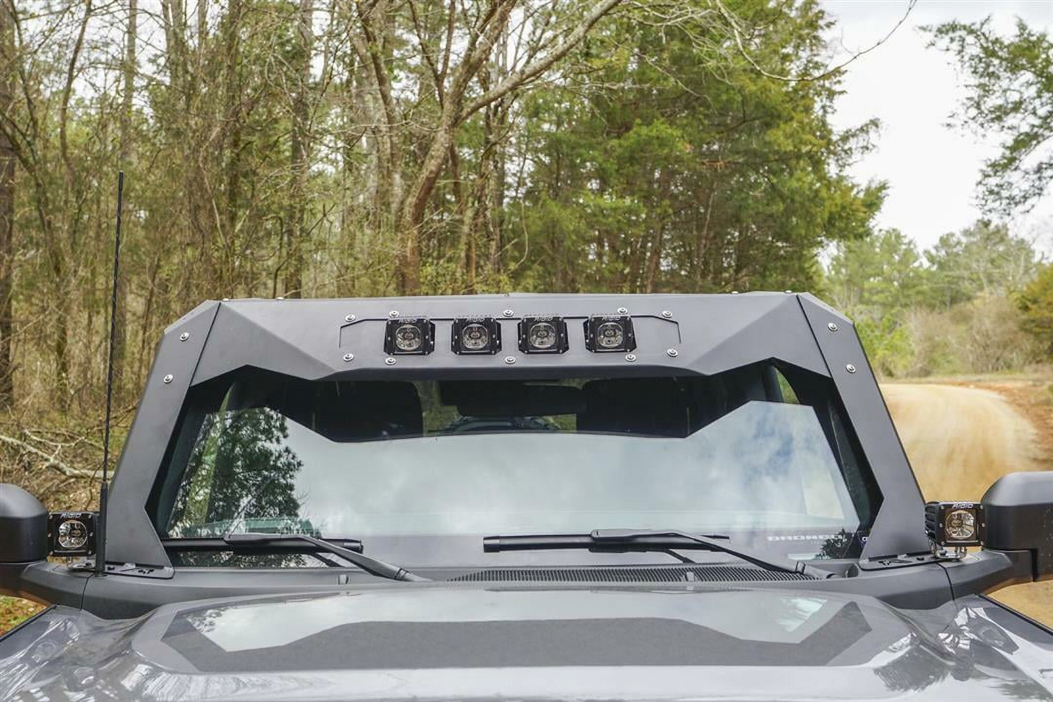 Fab Fours VC52001 ViCowl Windshield Protection for 2021-2022 Ford Bronco, Black