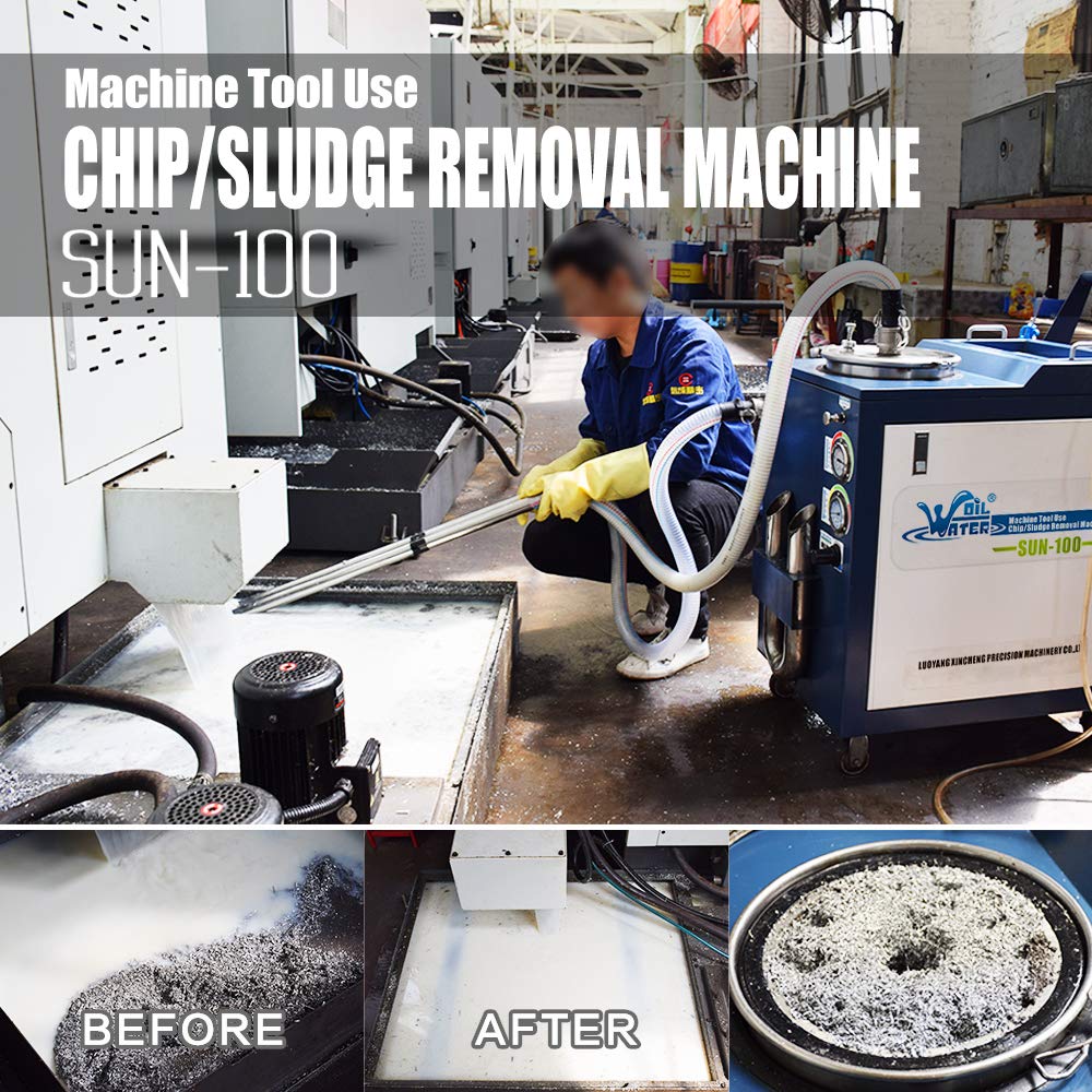 Sun -100 Chip/Sludge Removal Machine Coolant Disposal System for CNC Machine