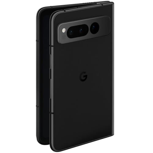 Google Pixel Fold - Unlocked Android 5G Smartphone with Telephoto Lens and Ultrawide Lens - Foldable Display - 24-Hour Battery - Obsidian