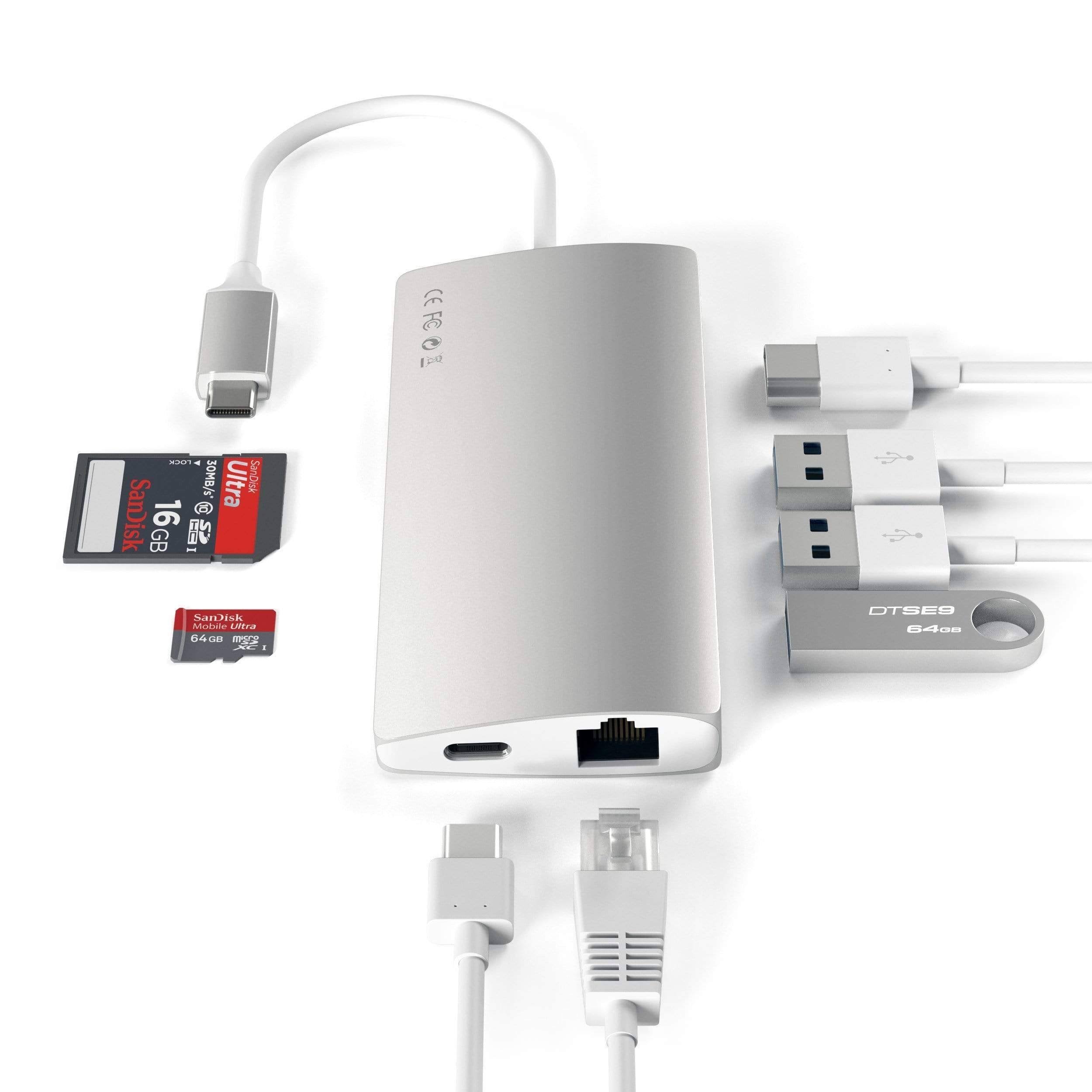 Satechi Aluminum Multi-Port Adapter V2 - Dock