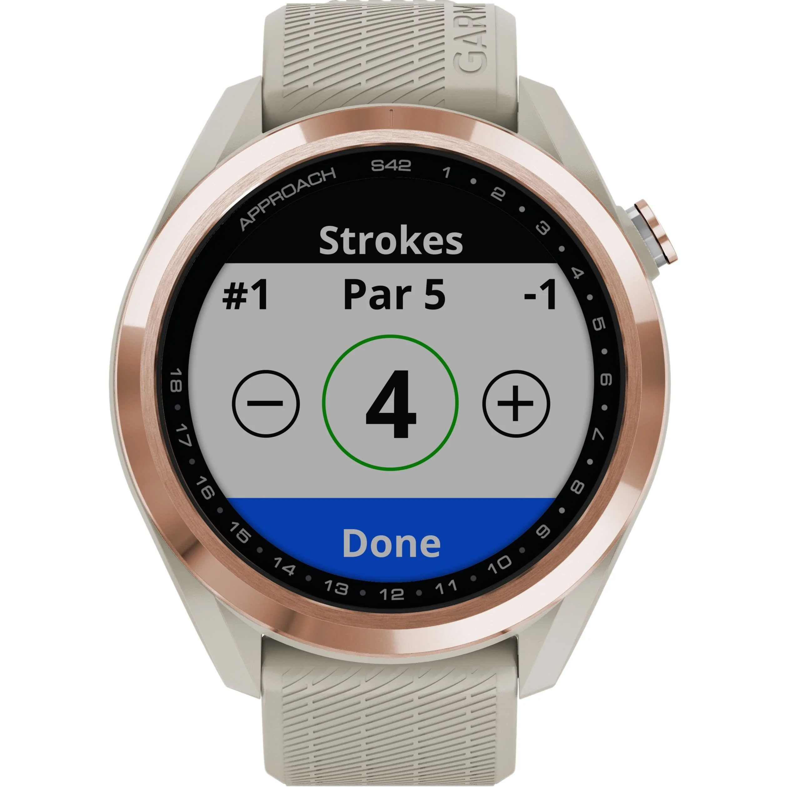 Garmin Approach S42 Golf GPS Watch, Black