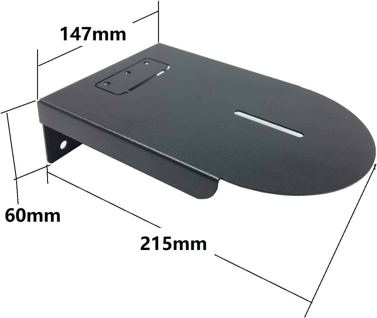 Jingchengmei Small Universal PTZ Camera Wall Mount Bracket Compatible with PTZOptics (CameraMount, Black)