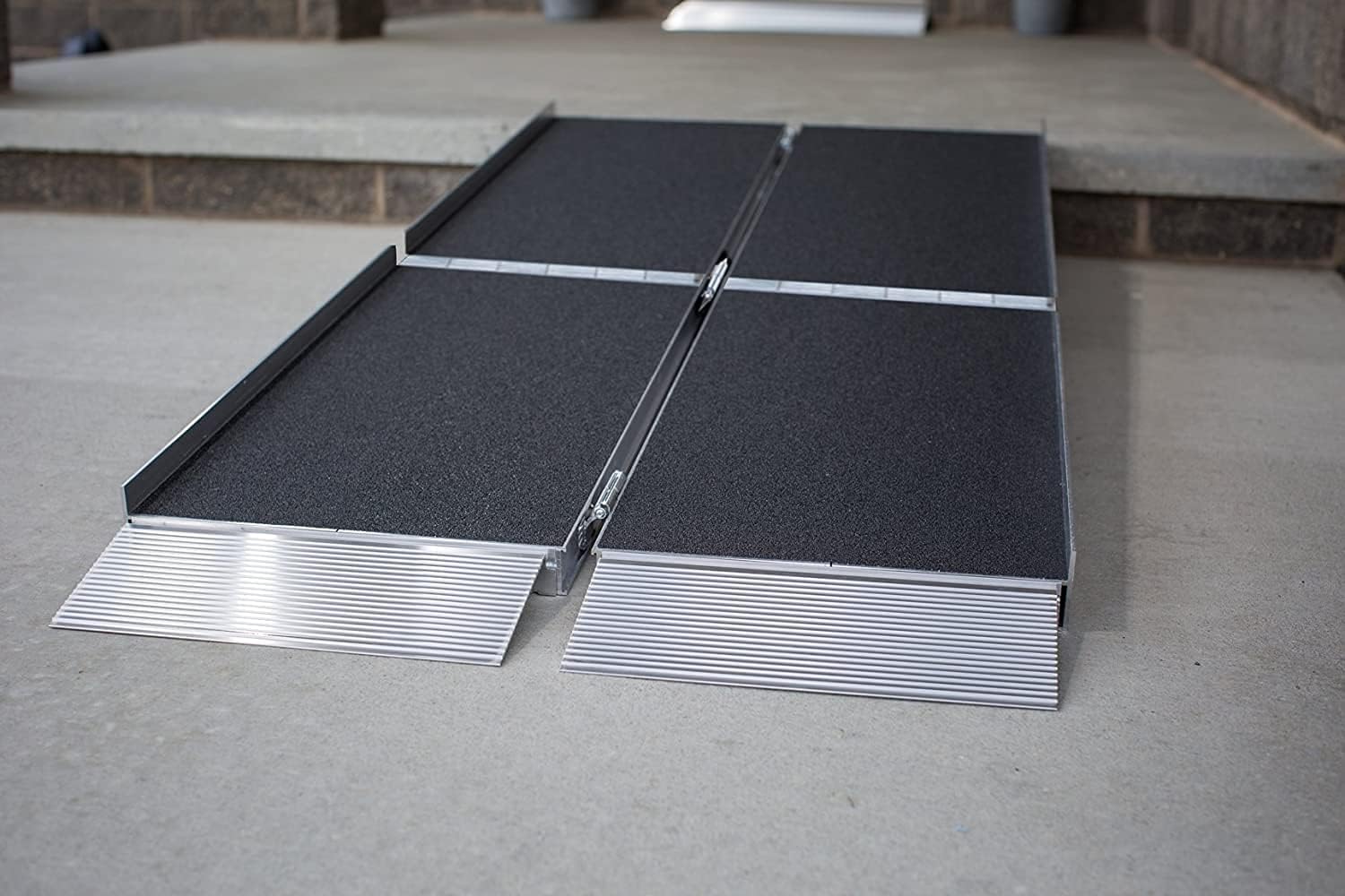 EZ-Access Suitcase Trifold Portable Ramp with an Applied Slip-Resistant Surface, 10 Foot