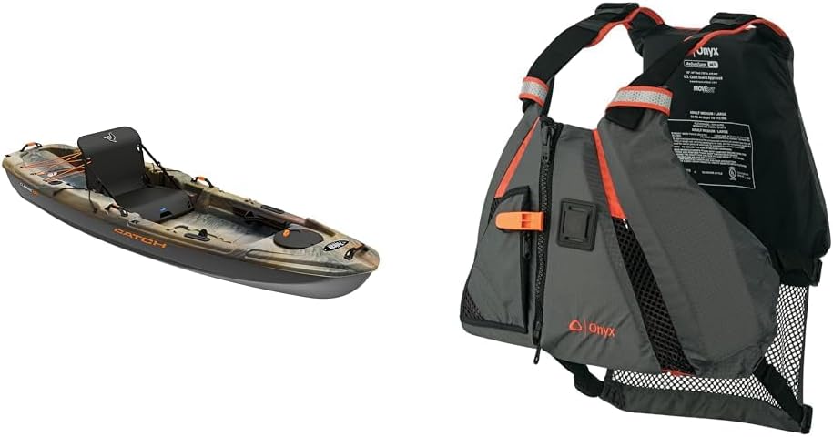 Pelican Catch Classic 100 Angler - Sit-on-Top Fishing Kayak - Ergocast Dual Position Seating System - 10 ft