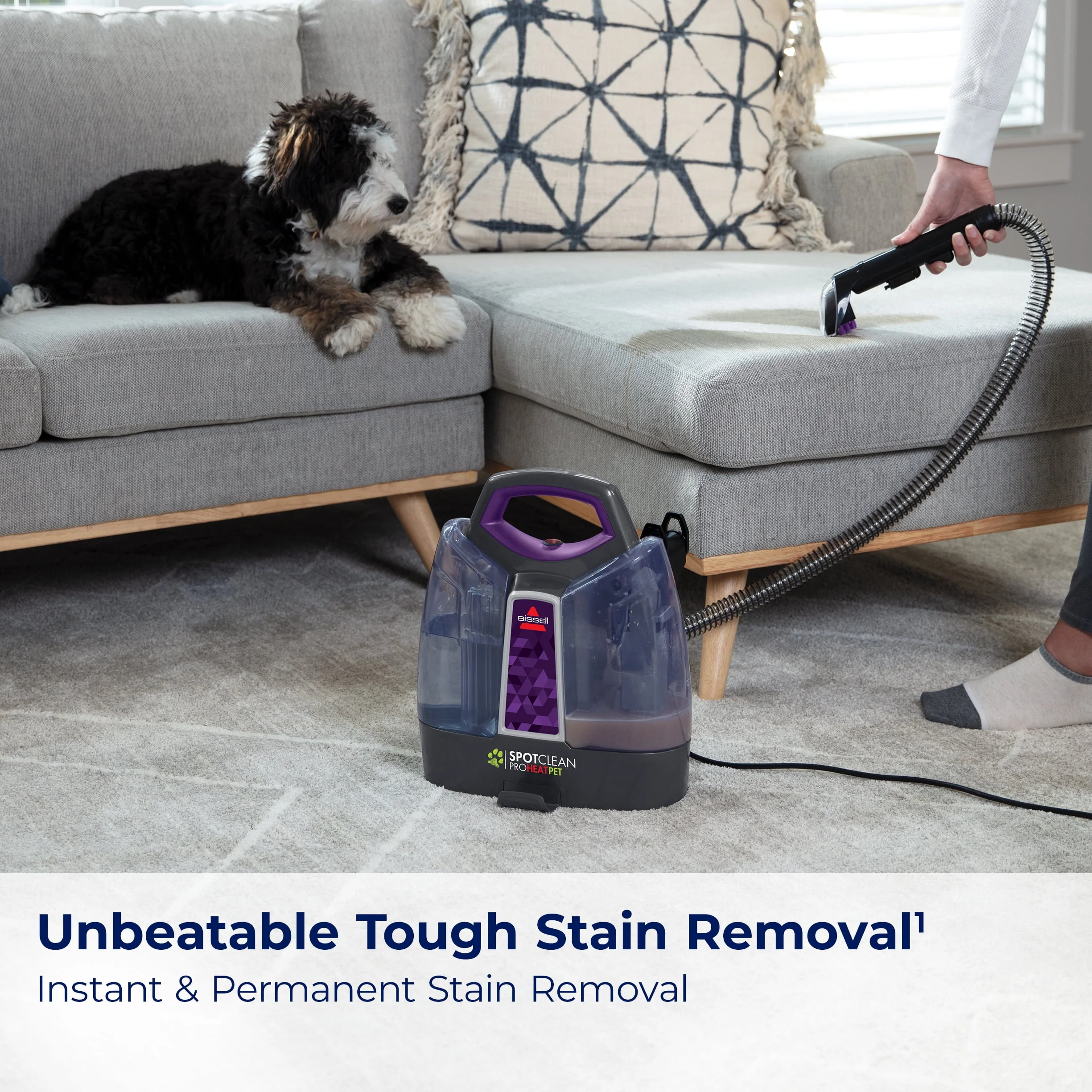BISSELL SpotClean ProHeat Pet Portable Carpet Cleaner 2513W