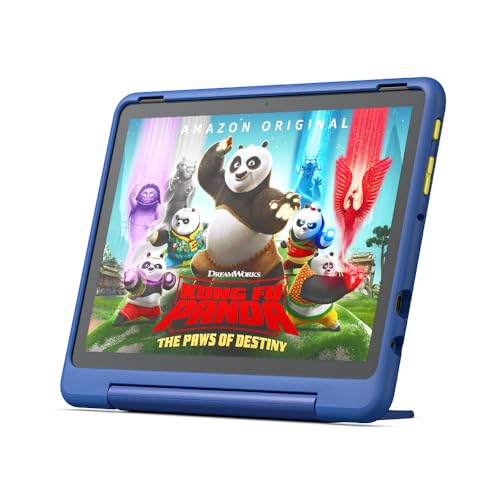 Amazon Fire HD 10 Kids Pro tablet- 2023, ages 6-12 | Bright 10.1" HD screen | Slim case for older kids, ad-free content, parental controls