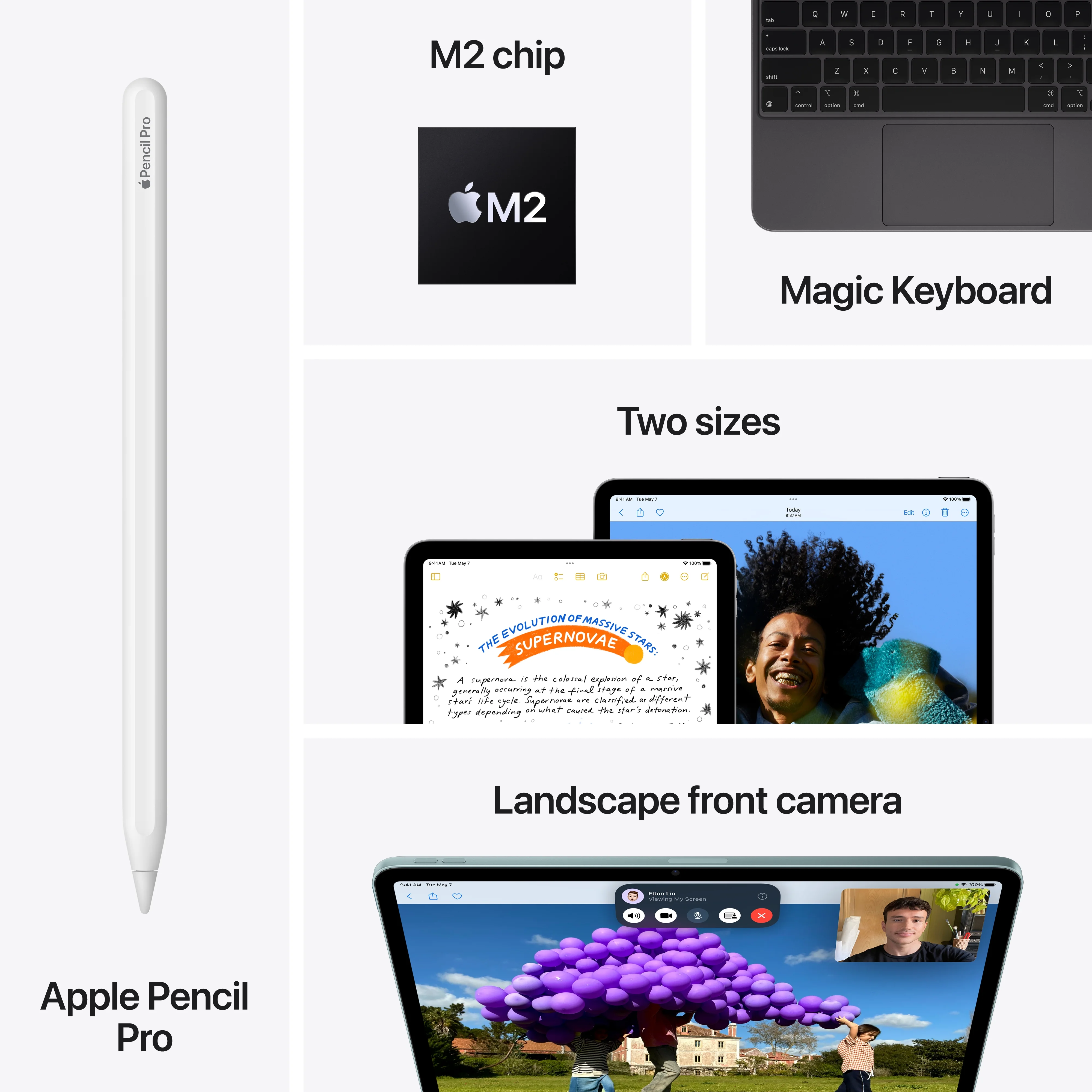 2024 Apple 11-inch iPad Air M2 Wi-Fi 128GB - Blue - Curated Treasures Market