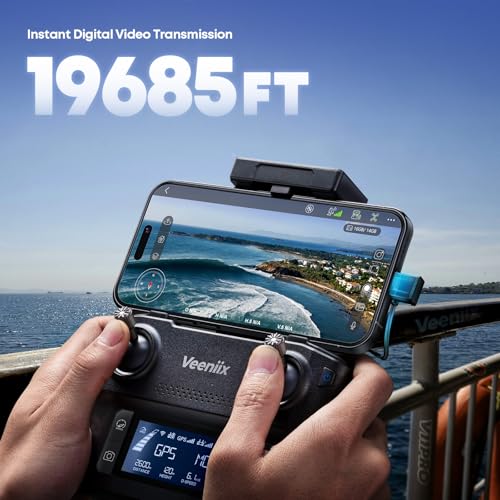 V11PRO Drone with 8K Camera for Adults, 3-Axis Gimbal Drones with 4K/30fps Video, 1/2 CMOS Sensor, 80min Flight Time with 2 Batteries