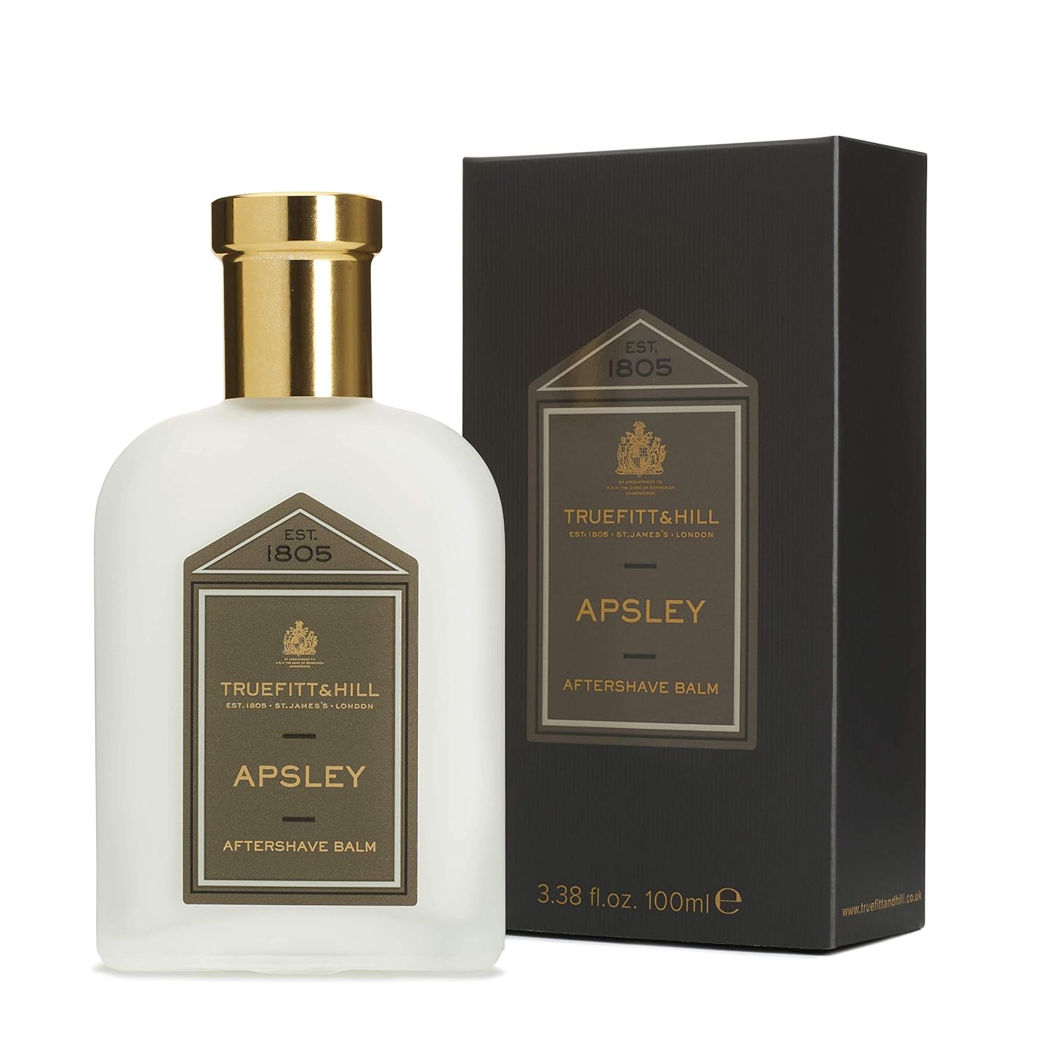 Truefitt & Hill Aftershave Balm - 1805 | Rich, Soothing Moisturiser for All Skin Types, 3.38 ounces Pack of 2