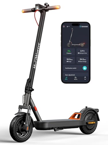 MEGAWHEELS Electric Scooter for Adults, 14/19/28 Miles Long Range,15.5/20 Mph Top Speed, Front Dual Supsension Electric Scooter with Cruise Control