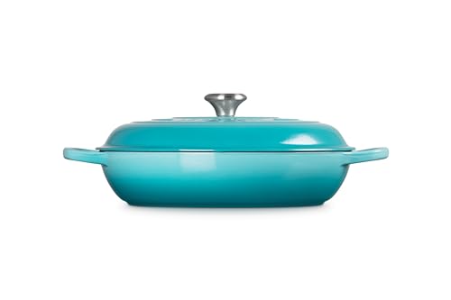 Le Creuset Enameled Cast Iron Signature Braiser, 3.5 qt., Marseille