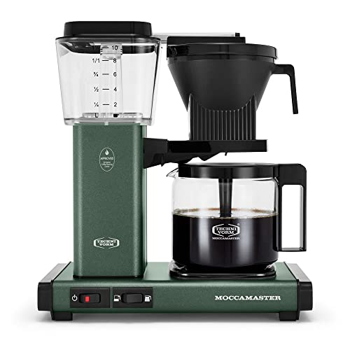 Technivorm Moccamaster 53941 KBGV Select 10-Cup Coffee Maker, Polished Silver, 40 ounce, 1.25l