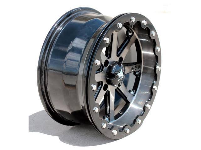 MSA Offroad M21 Lok Wheel 14x10 4x4x110 -10mm Charcoal Tint