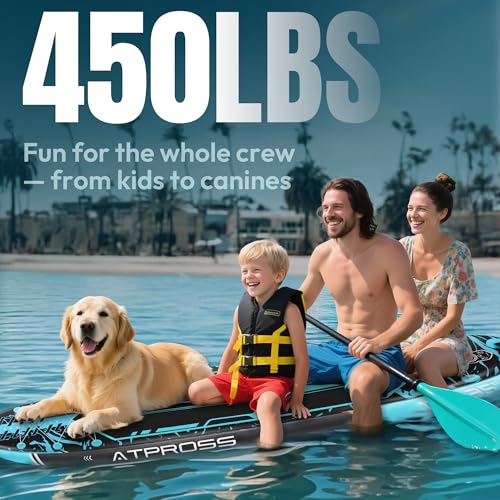 11'6"x35" Inflatable Stand Up Paddle Board 450LBS Weight Capacity Extra Wide Non-Slip Stable Deck Adult SUP