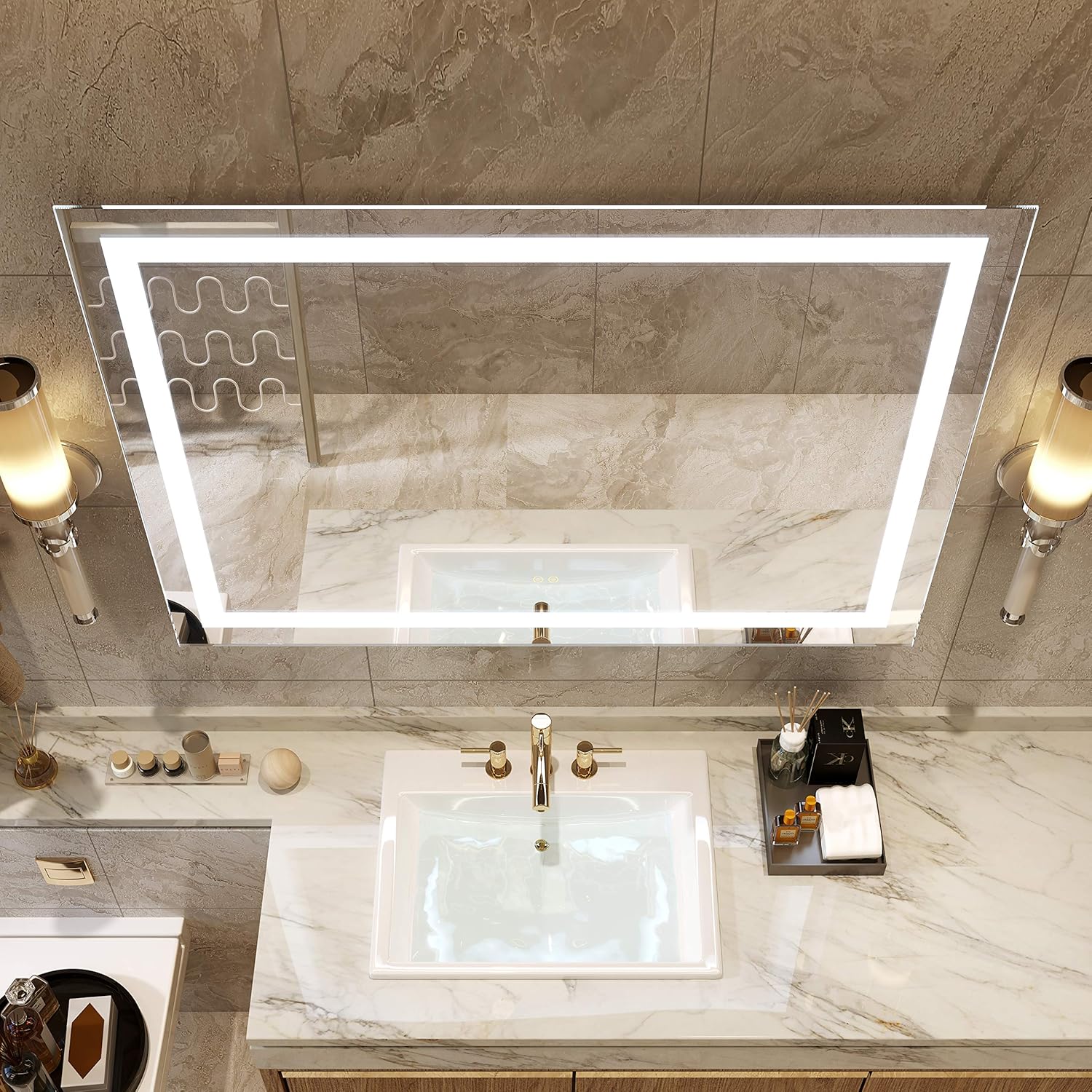 Petus PetusHouse 20 X 28 Inch LED Lighted Bathroom Mirrors