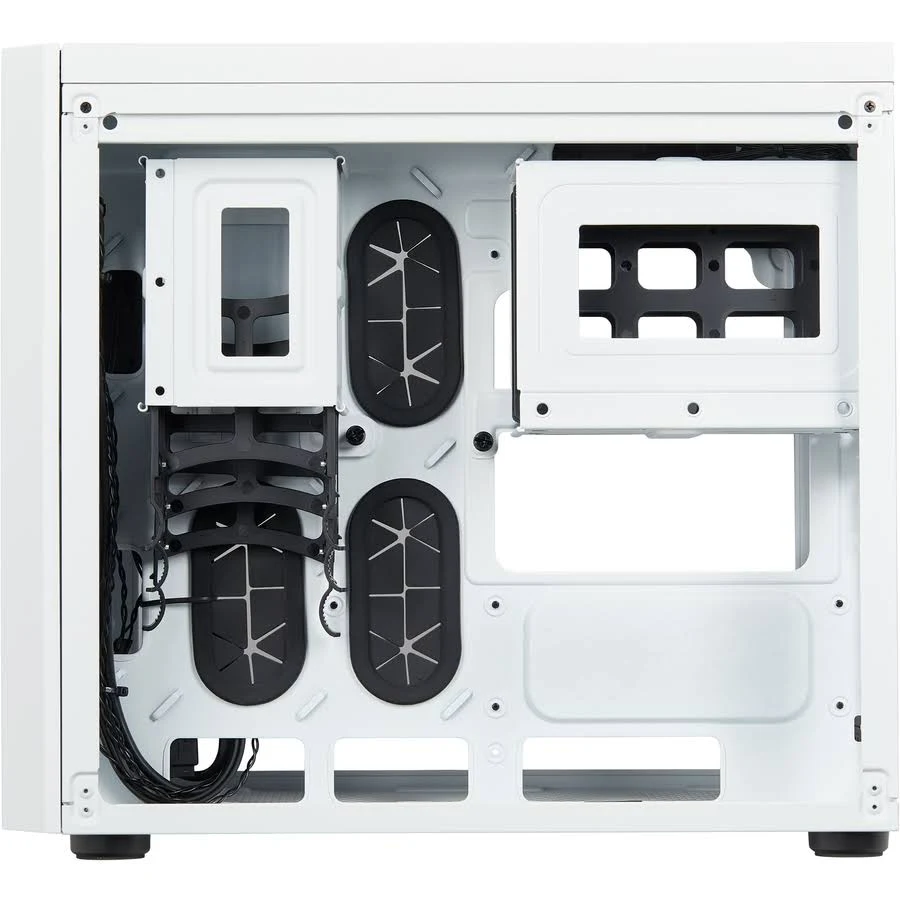Corsair Crystal Series 280X Tempered Glass Micro ATX Case - White