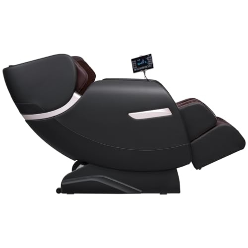 VEVOR Full Body Massage Chair, SL-Track Zero Gravity Massage Recliner, 3D Shiatsu, Body Scan, Heating, Bluetooth Speaker, Airbags for Living Room