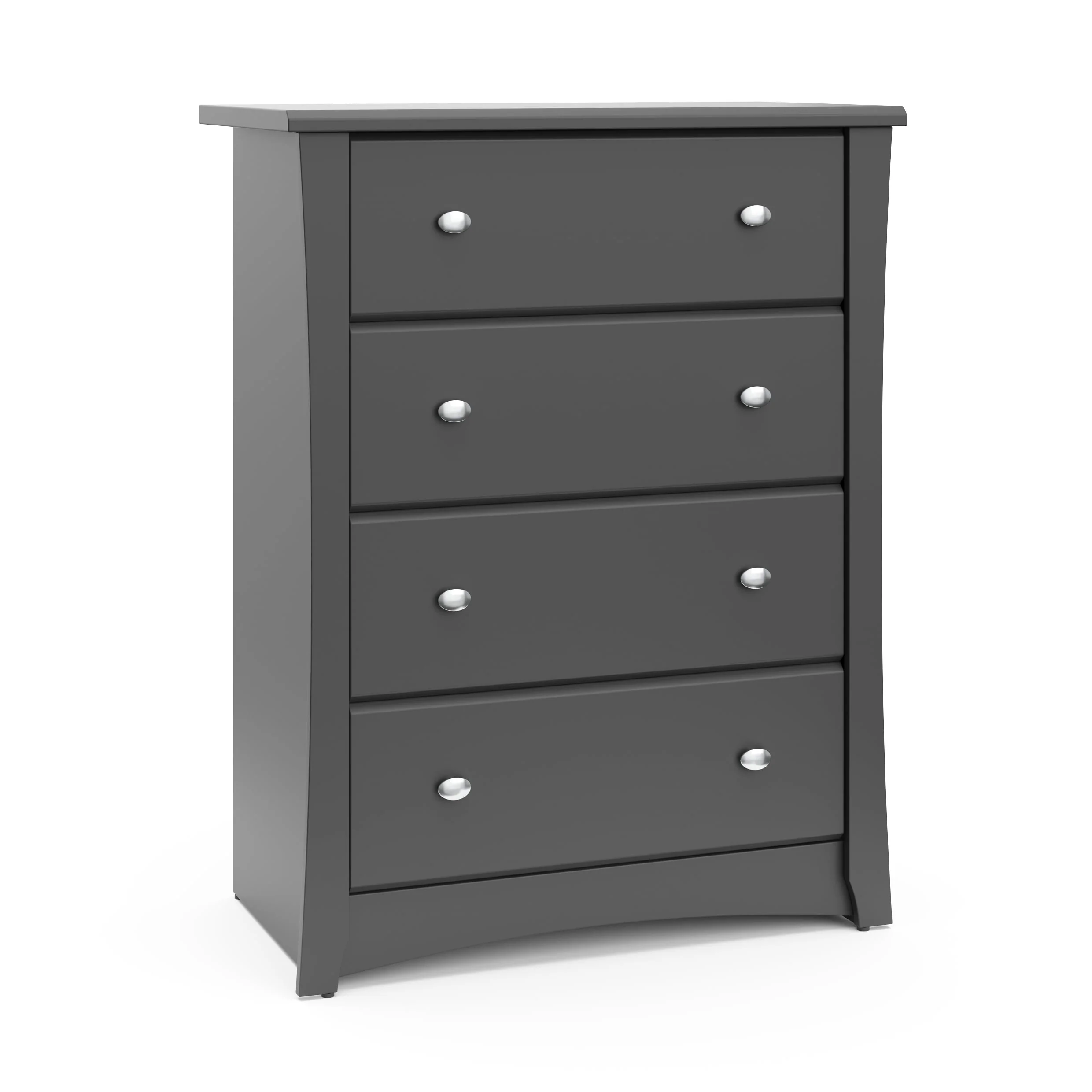 Storkcraft Crescent 4 Drawer Kids Dresser White