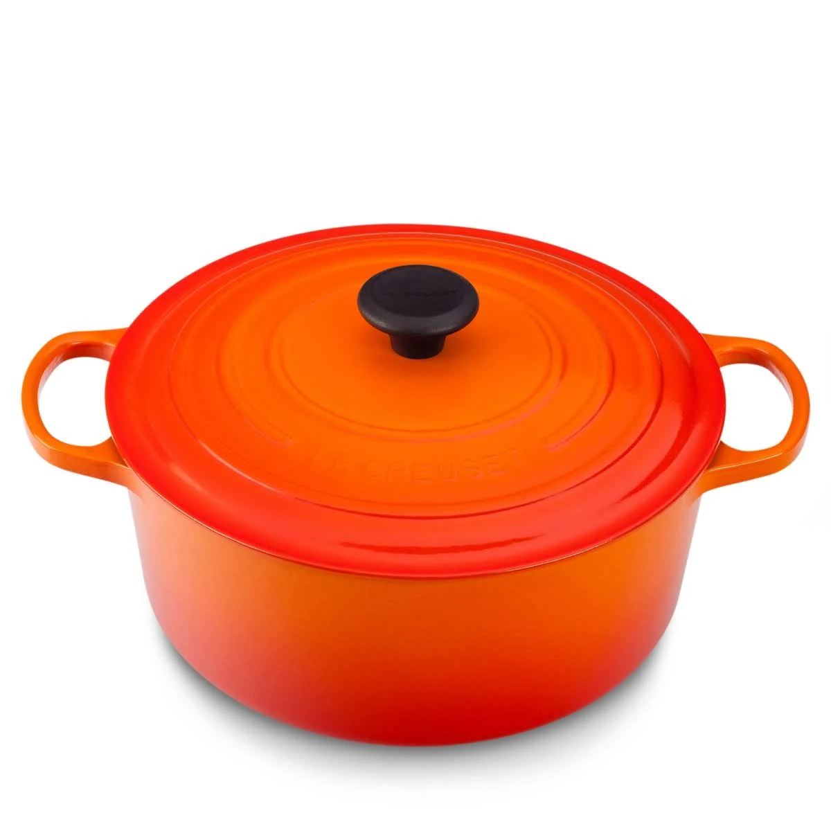 Le Creuset Signature 5.5-Quart Cast Iron Round Dutch Oven - Stone