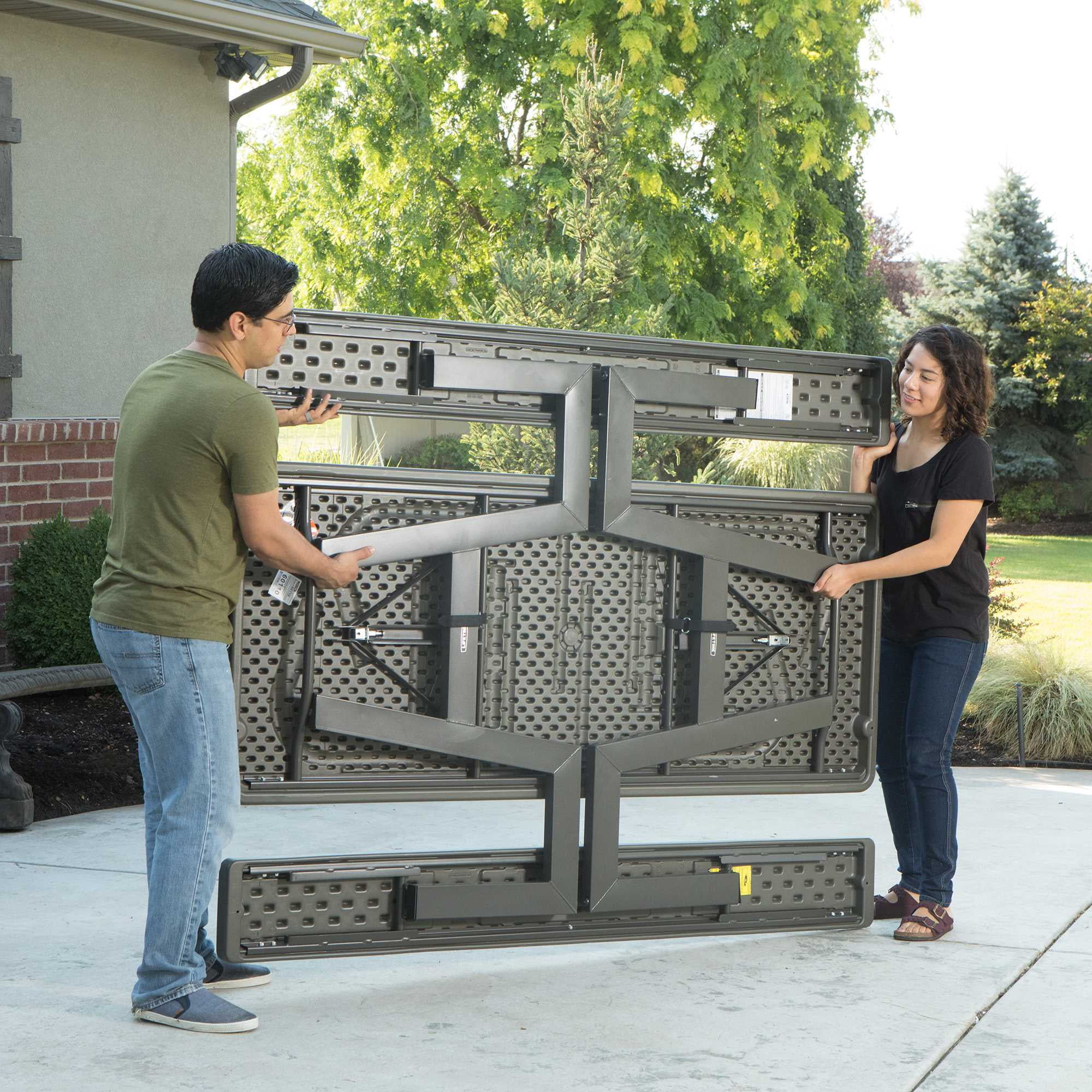 Lifetime 6-Foot W-Frame Folding Picnic Table, 60233