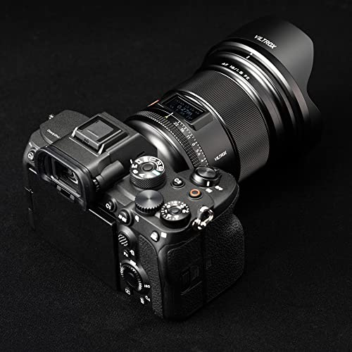 Viltrox AF 16mm F1.8 Full Frame Autofocus Camera Lens Built-in LCD Screen Compatible with Sony E-Mount Mirrorless Cameras a7 a7II a7III a7R a7RII