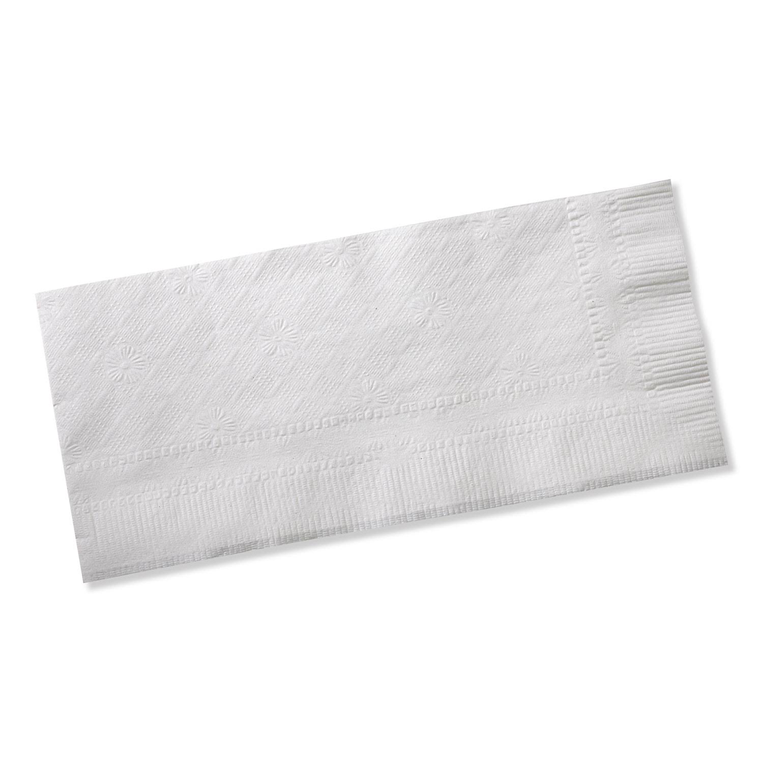 Universal White 1/8 Fold 1-Ply Dinner Napkins, 3000/Carton