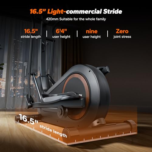 Merach Elliptical Machine, Elliptical Exercise Machine for Home with Hyper-Quiet Magnetic Drive System