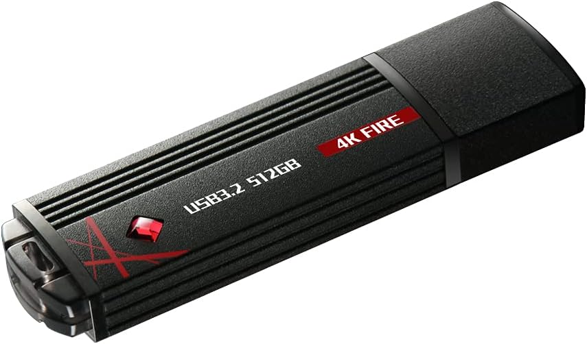 TCELL 4K Fire 512GB USB 3.2 Flash Drive 400MB/s Above,UASP Supported