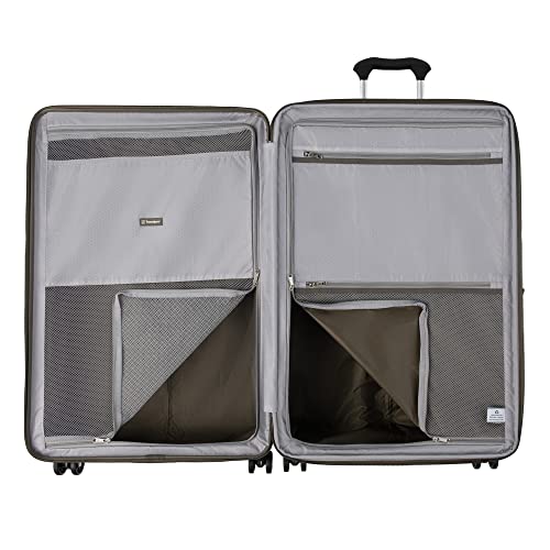 Travelpro Maxlite Air Hardside Expandable Carry on Luggage, 8 Spinner Wheels, Lightweight Hard Shell Polycarbonate Suitcase, Shadow Grey