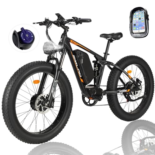 iRonthunder Electric Bike for Adults, Nexusrider Su7 2000W Dual Motor Electric Bicycle, 7 Speed 35MPH MTB