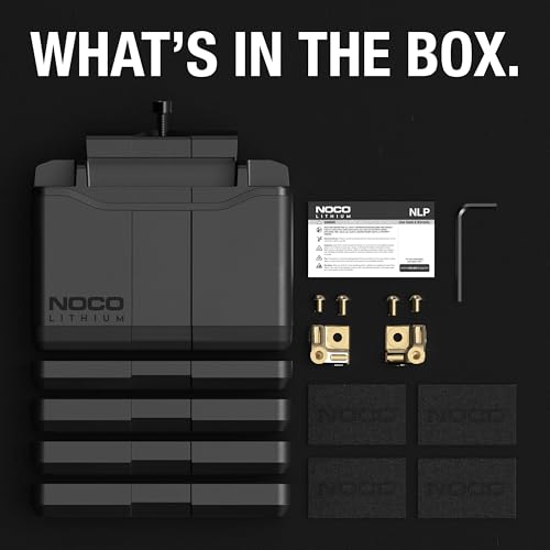 NOCO Lithium NLP20: Ultra-Light 12V Lithium Powersport Battery – Group 20 – 7Ah – 600A Start Power – Intelligent BMS – UL Certified