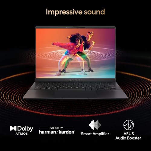 ASUS Vivobook S 14 OLED Slim Laptop, AMD Ryzen AI 9 365(10 Cores), 24GB, 1TB SSD, Customizable RGB Keyboard, Cool Silver, M5406WA-AH94