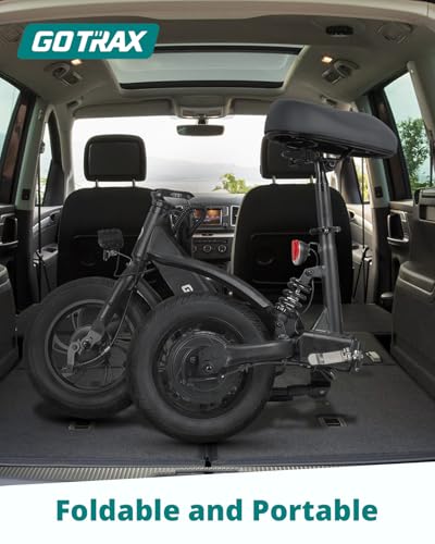 Gotrax A5 Electric Scooter w/Seat for 13+, 12" Pneumatic Tire, Max 15.5 Miles &15.5 Mph Power by 400W Motor, Dual Rear Shock Absorber &Dual Brake