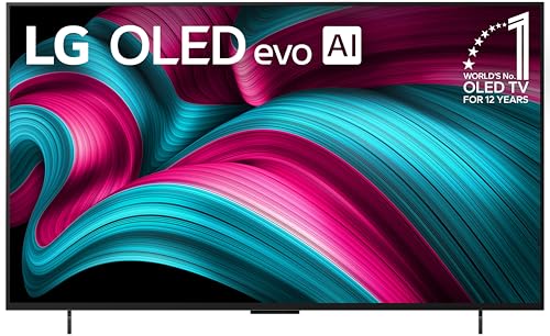 LG 55-Inch Class OLED evo AI 4K C5 Series Smart TV w/Dolby Atmos, Dolby Vision, HDR10, AI Super Upscaling 4K, Filmmaker Mode, Wow Orchestra