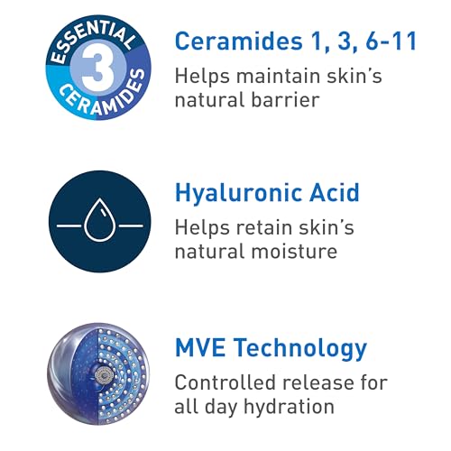 CeraVe AM Facial Moisturizing Lotion with SPF 30 | Oil-Free Face Moisturizer with SPF | Formulated with Hyaluronic Acid