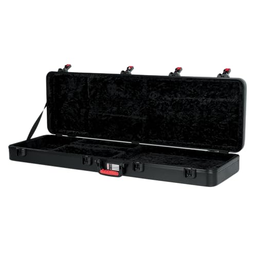 Gator Cases Molded Flight Case for Strat/Tele Style Electric Guitars with TSA Approved Locking Latch, (GTSA-GTRELEC)