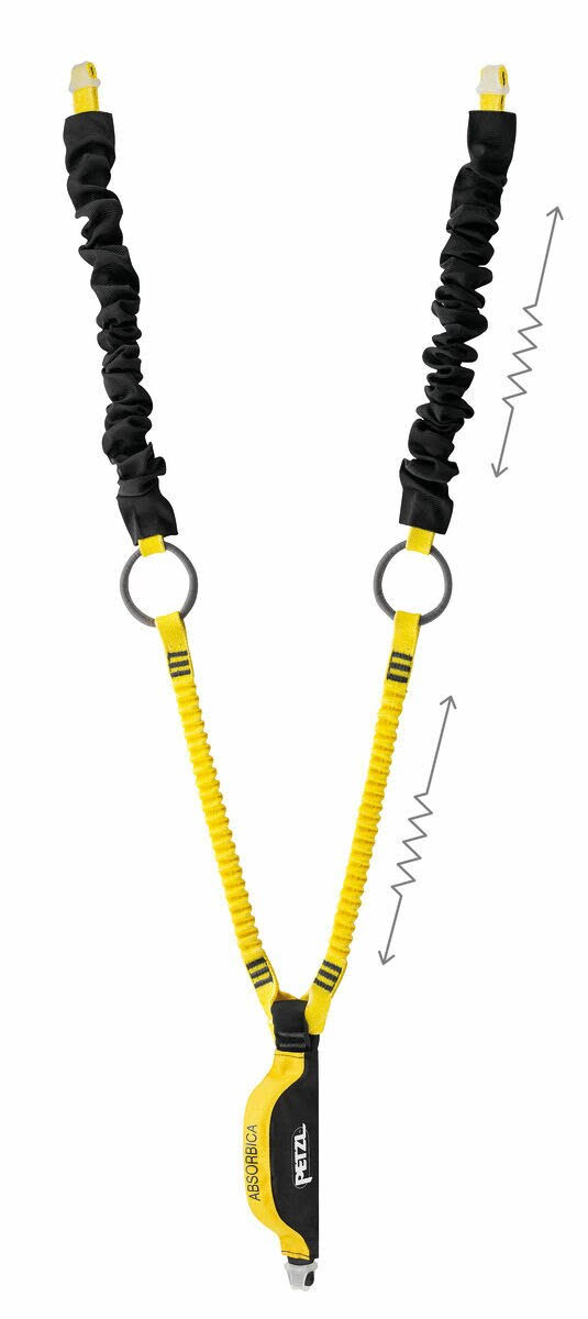 Petzl L015AA00 Absorbica Y Tie Back Lanyard