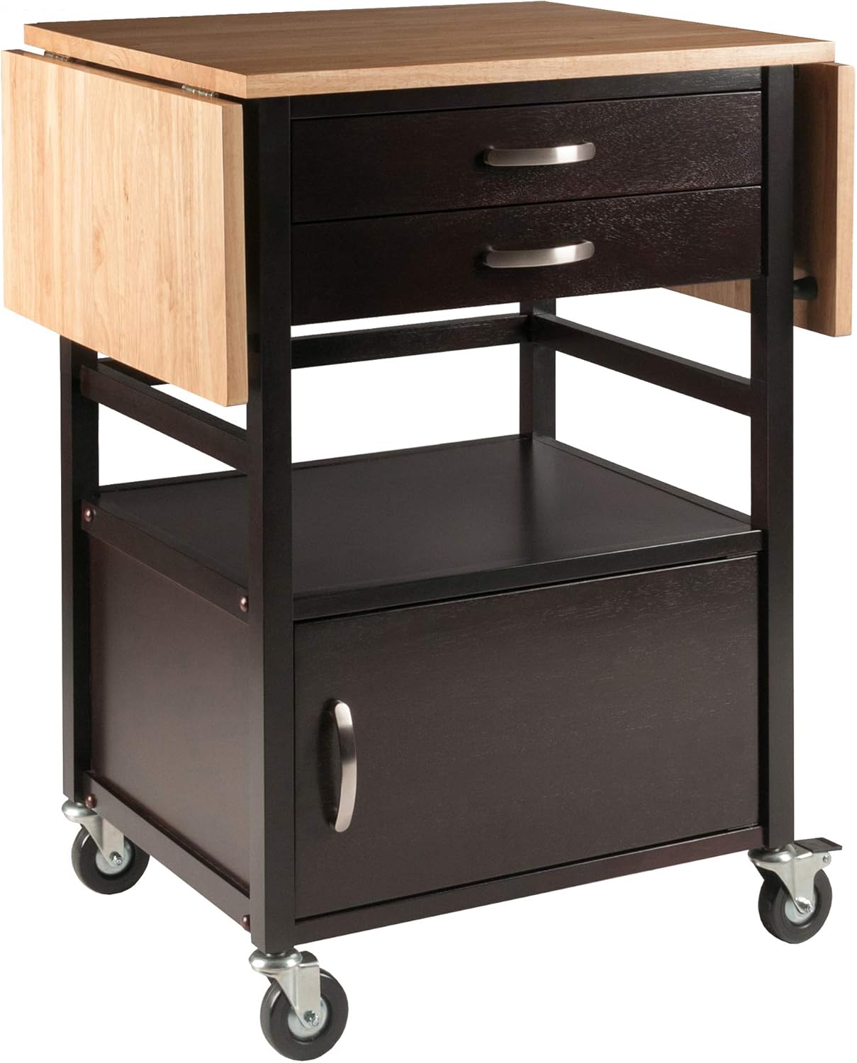 Winsome Bellini Kitchen Cart, Black