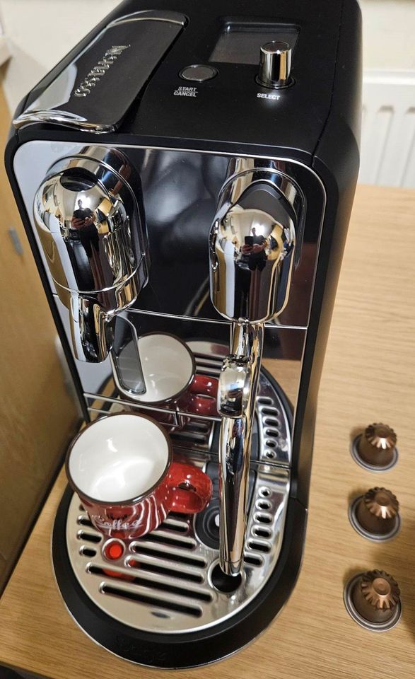 Nespresso Creatista Plus Coffee Machine by Sage, Black Truffle
