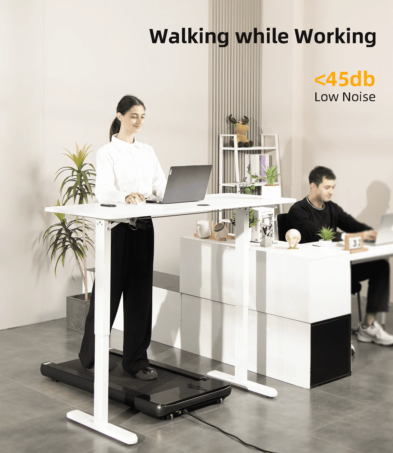 Bifanuo Walking Pad - Under Desk Treadmill, Treadmill for Home/Office