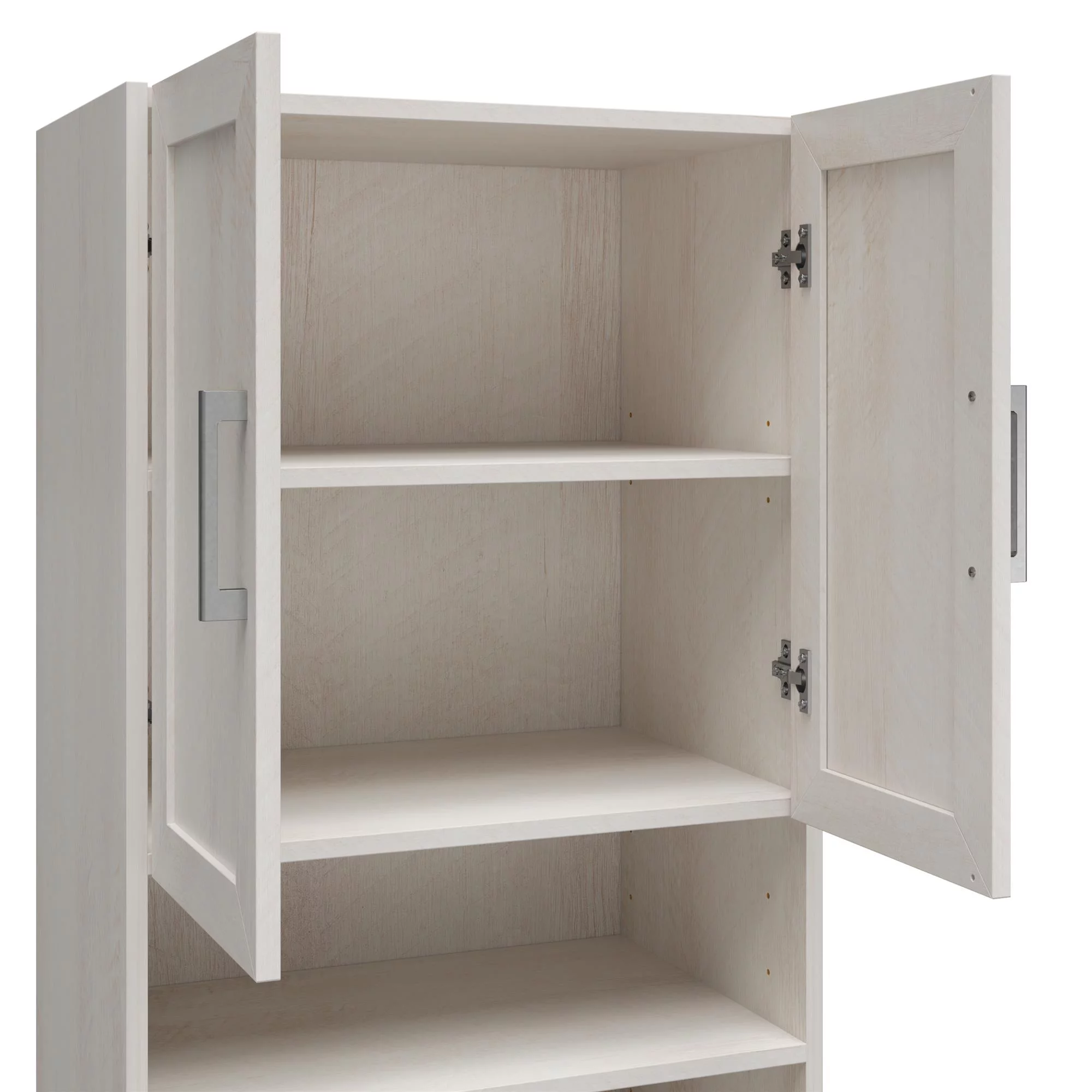 Systembuild Evolution Elba 2 Door 2 Drawer Modular Closet Unit, Ivory Oak